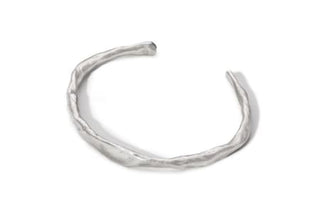 Recycled silver bangle and cuff by Ara the altar