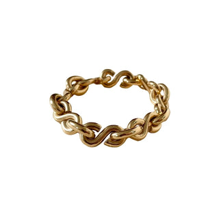 ST MALO chunky chain bracelet, gold plated