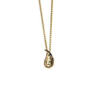 RITUAL OBJECT I - The Pear pendant necklace, 9ct yellow gold