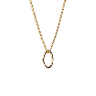 PHASE Fine pendant necklace, 9ct yellow gold
