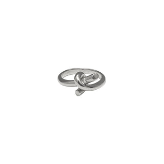 PROMISE KNOT chunky ring, silver