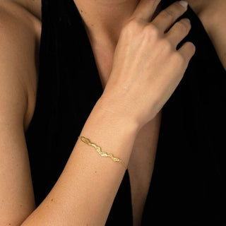 RESILIENCE chain bracelet, gold-plated