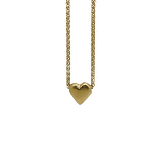 LOVE TOKEN pendant necklace, gold-plated