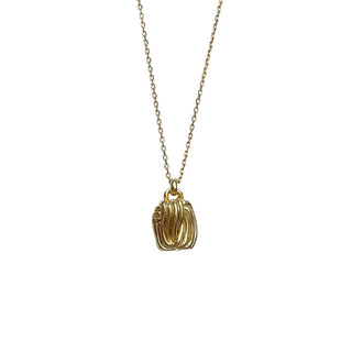 SEDNA SWIRL pendant necklace, gold-plated
