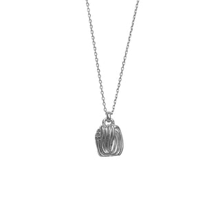 SEDNA SWIRL pendant necklace, recycled sterling silver