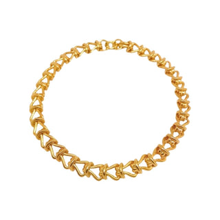 ROSA chunky chain necklace, gold plated