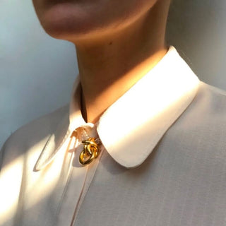 PALOMA chunky pendant necklace, two-tone