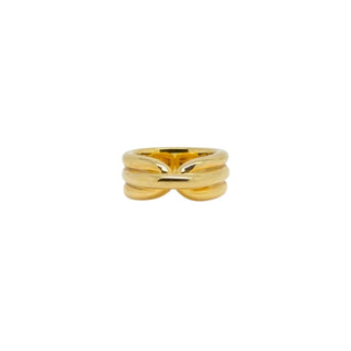 REYNA chunky ring, gold plated