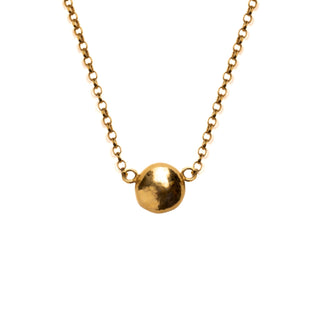 LUNAR chunky choker necklace, gold-plated