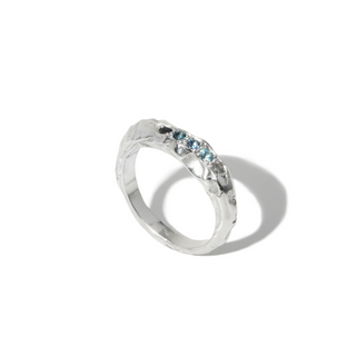 SIA blue gemstone ring