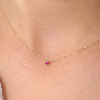 CIRCINUS solitaire pendant necklace
