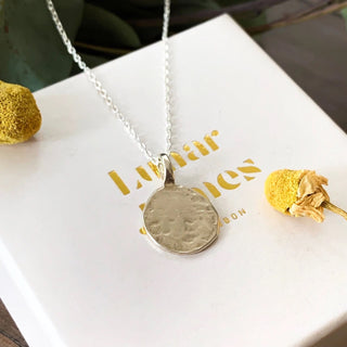 DAIRA coin pendant necklace, gold-plated