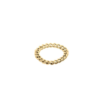 KINETIC chain ring, gold-plated