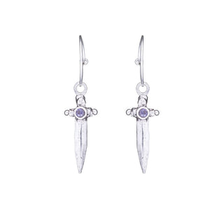 ORSINO DAGGER gemstone drop earrings