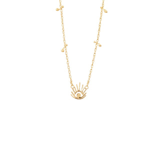 HAUL AMULET pendant necklace, gold-plated