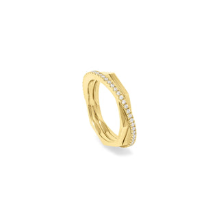 HALO diamond ring, 14ct yellow gold