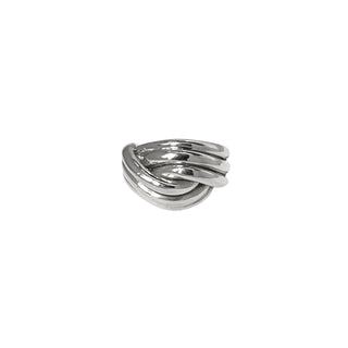 GIA chunky ring, silver